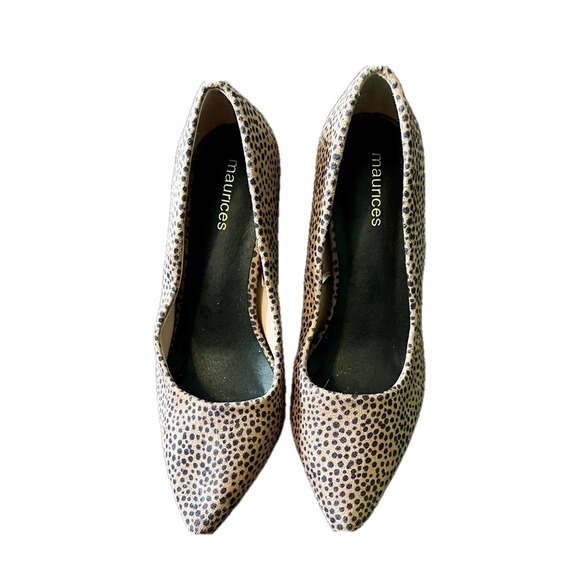 Maurice’s leopard print block heels - Picture 1 of 5